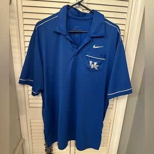 Vintage University of Kentucky short sleeve collared shirt.  UK Wildcats